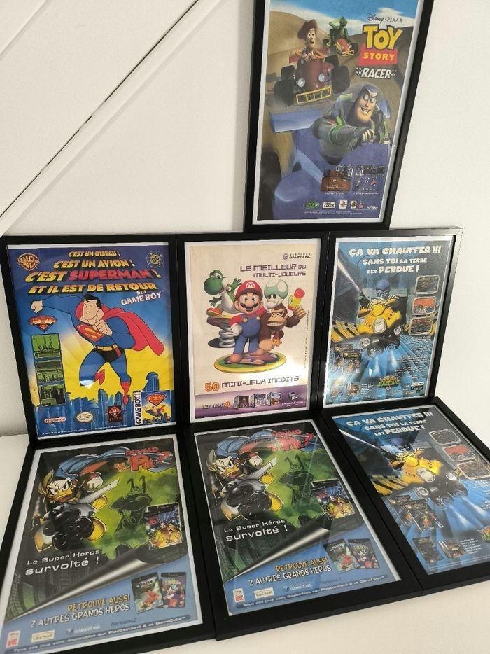 Cadre + affiche magazine Nintendo officiel