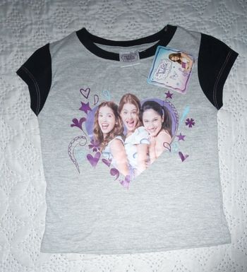 T-shirt gris 3 ans Violetta