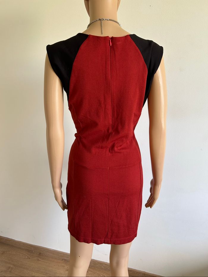 Robe orange et noire sans manches Esprit taille française M TBE - photo numéro 5