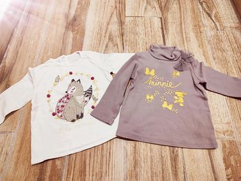 Lot 2 tee shirts manches longues