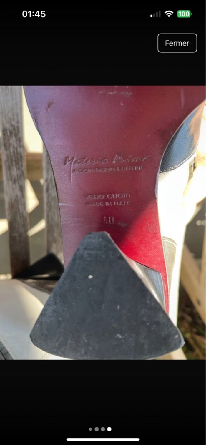 Santiag cuir italien - photo numéro 2