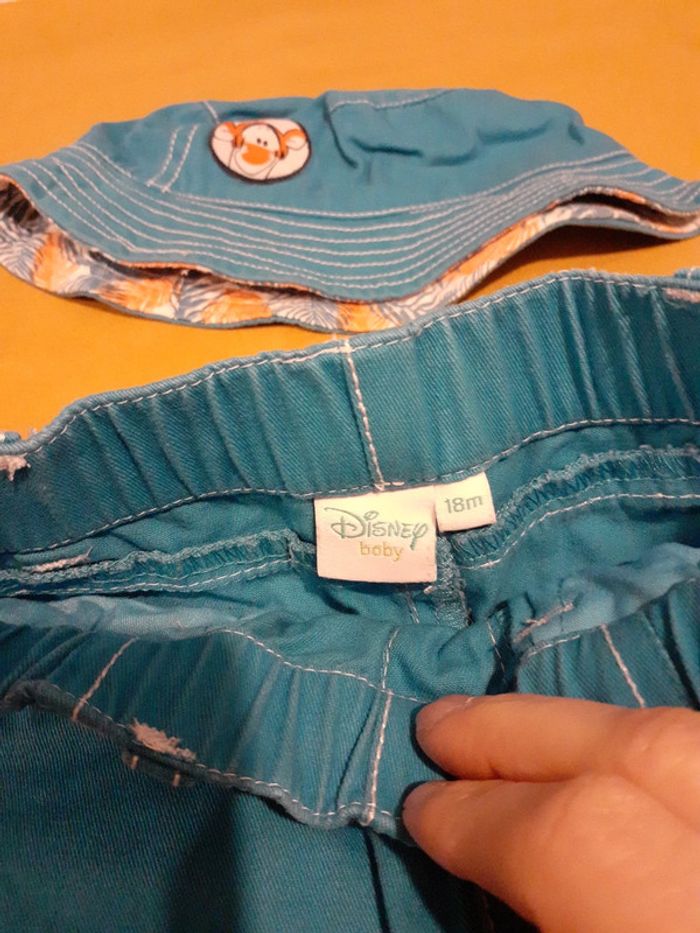 Short et casquette 18mois - photo numéro 2