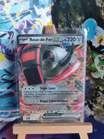 Roue de fer ex double rare 143/198 écarlate et violet