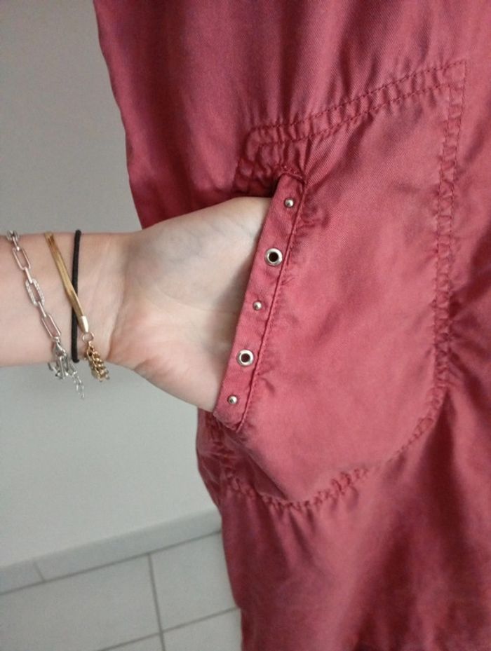 Armand Thiery - Robe à poches taille 38/40 | vieux rose - photo numéro 6