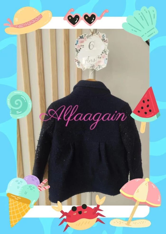 Manteau IKKS sequins bleu 6ans - photo numéro 8