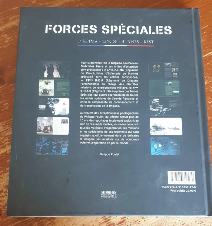 Livre Forces spéciales Terre - Philippe Poulet - photo numéro 2