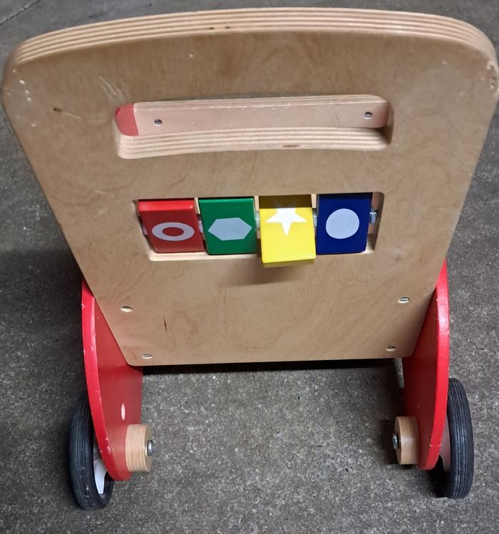 CHARIOT D'APPRENTISSAGE  BOIS - photo numéro 4