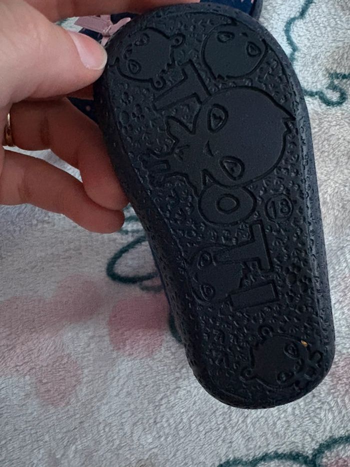 Pantoufle rose et bleu - photo numéro 4