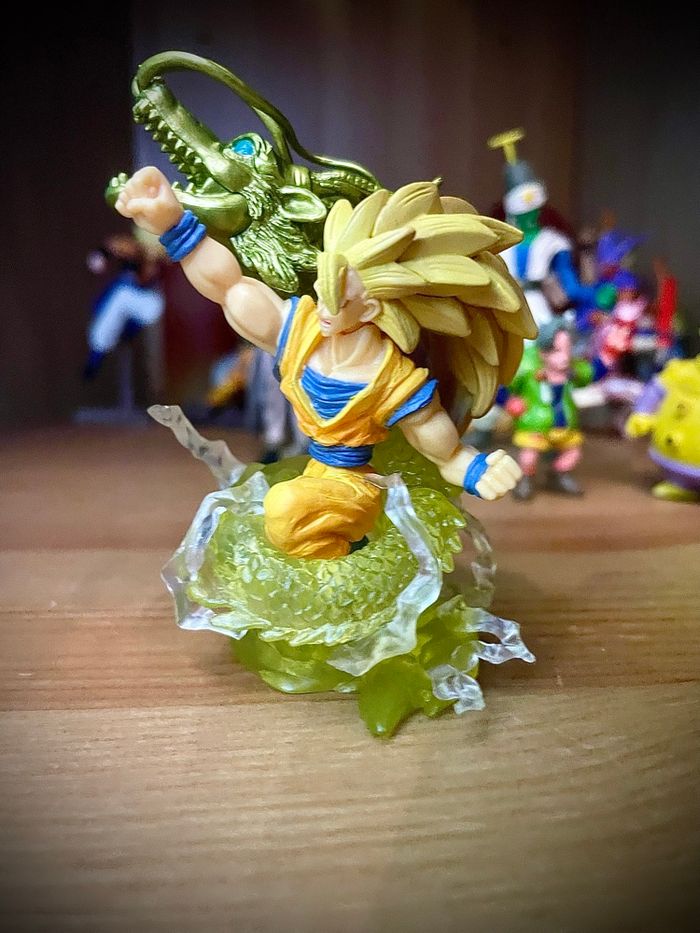 Figurine dragon ball gashapon capsule imagination Goku ssj3 - photo numéro 2