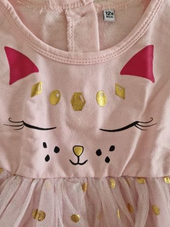 Robe tulle manches longues taille 12mois