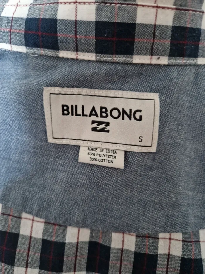 Chemise à carreaux Billabong taille s manche longue - photo numéro 5
