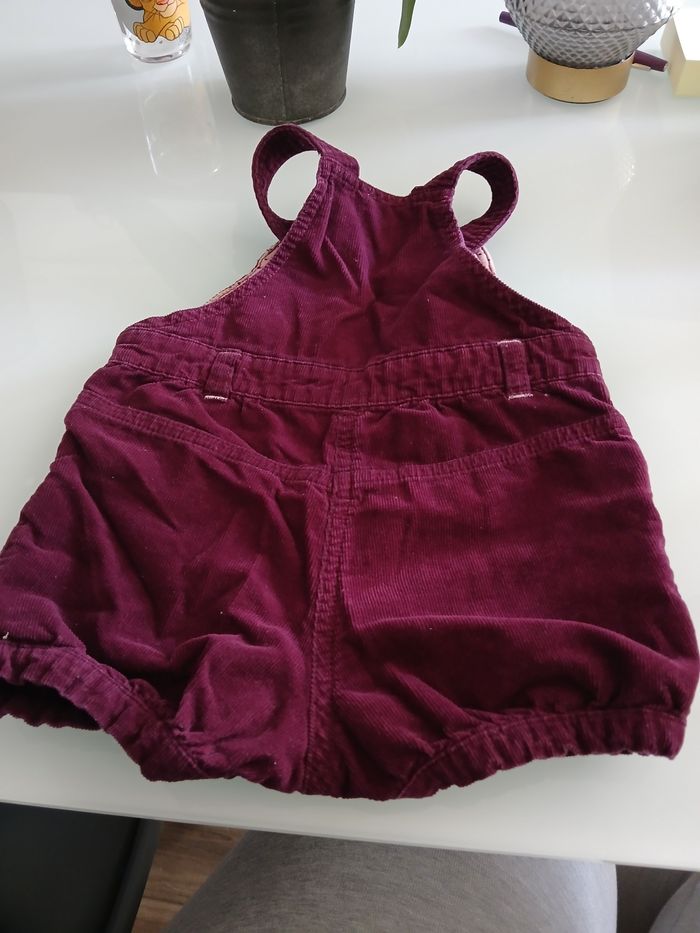 SHORT SALOPETTE VIOLET GEMO - photo numéro 3