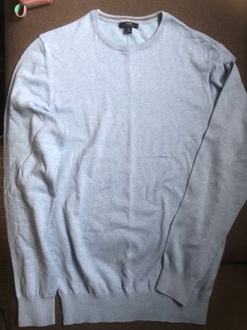 Pull léger homme taille M bleu clair 