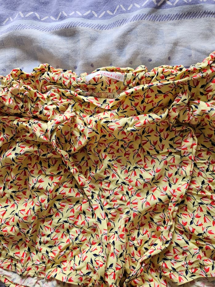 Short jaune camaieu - photo numéro 2