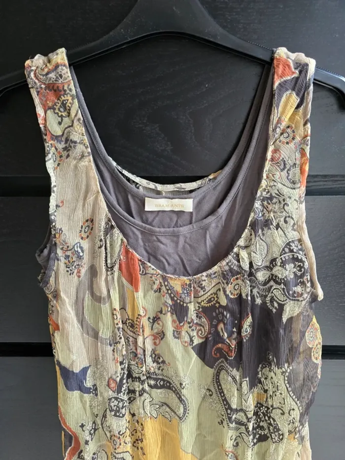 robe grise verte jaune Bramante - photo numéro 2