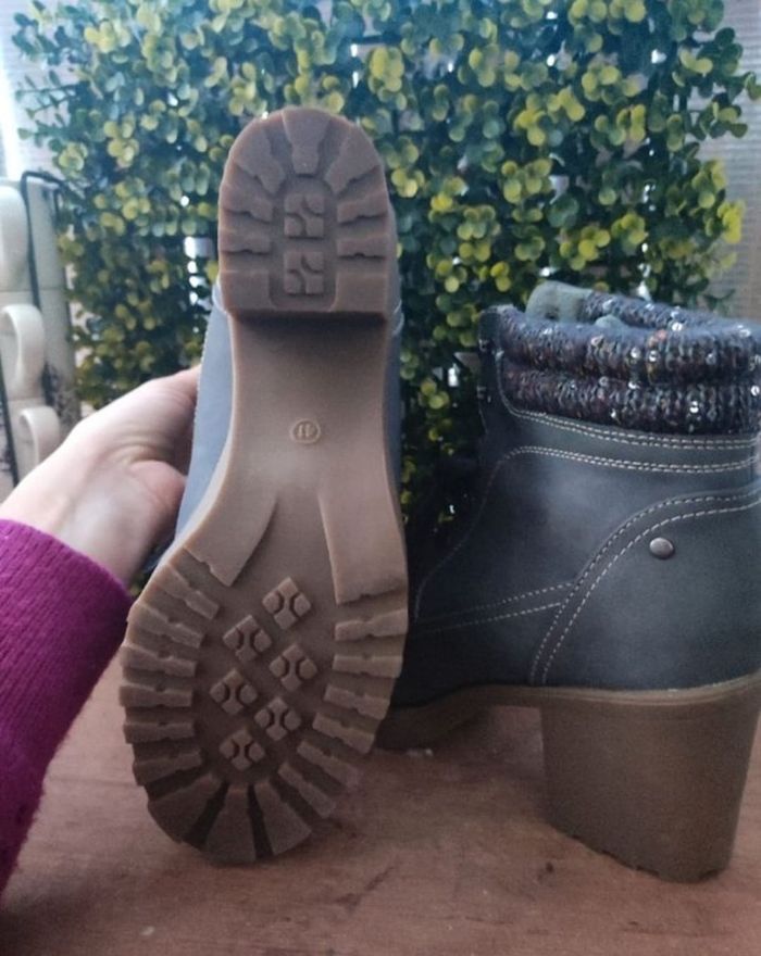 Bottines grises taille 41 - photo numéro 3