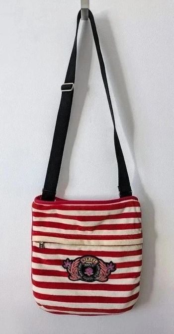Sac à bandoulière en velours - Sonia Rykiel