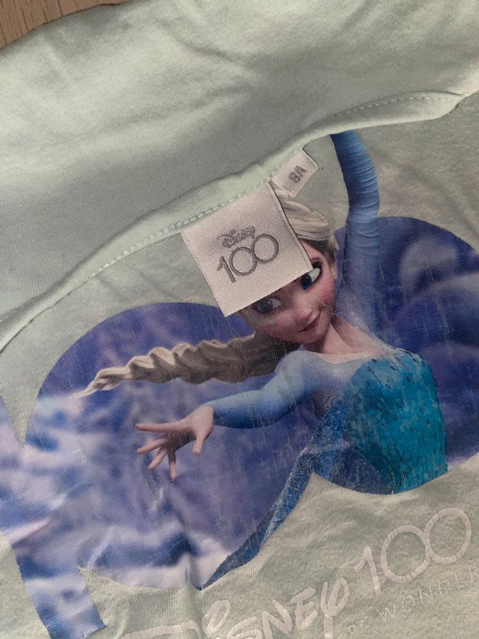 T-shirt reine neiges elsa Queen Disney 100 8 ans fille - photo numéro 3