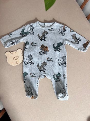 Pyjama velours dino dinosaures