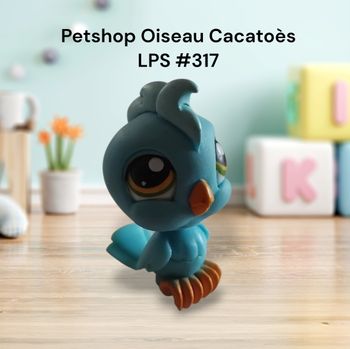 Little Petshop Oiseau Cacatoès LPS #317 Hasbro