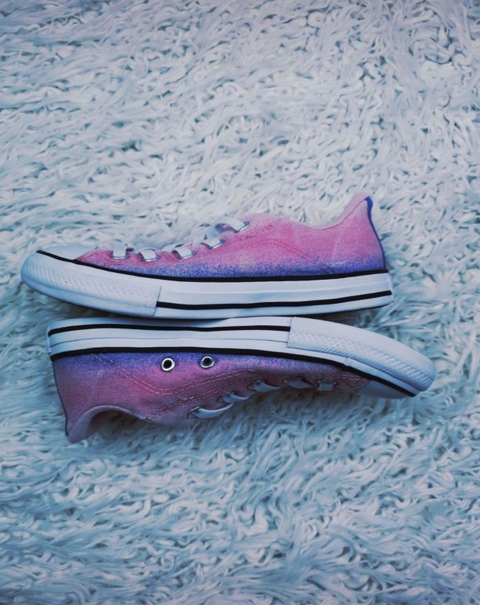 Baskets basses Converse All Star rose pastel Fille pointure 35 🦜 - photo numéro 8