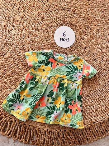 Robe fleuri 6 mois