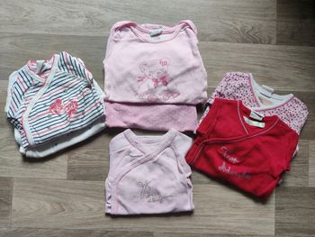 Lot de 7 bodies manches longues taille 3 mois