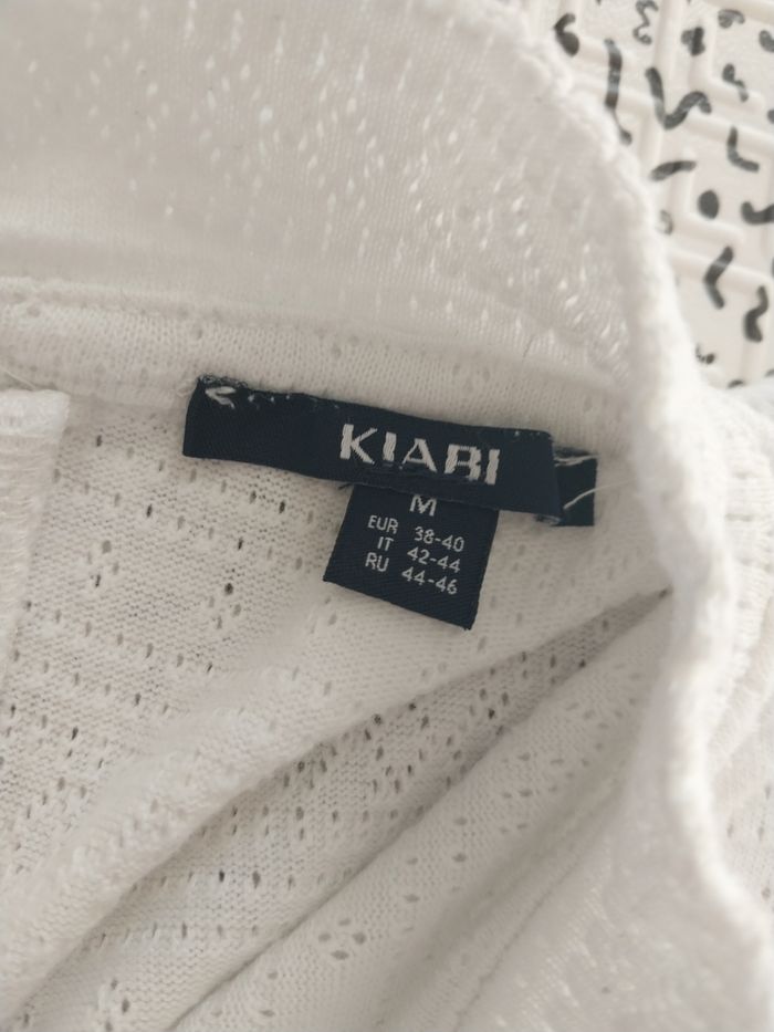 Haut blanc manches longues Kiabi – Taille M - photo numéro 9