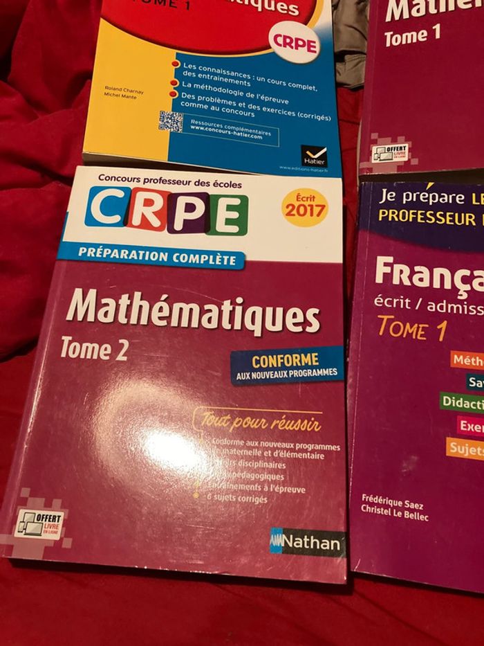 Lot 7 livres CRPE - photo numéro 8