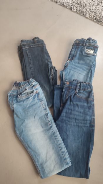 Lots de 4 jeans