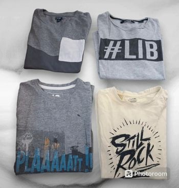 Lot 4 tee-shirt été