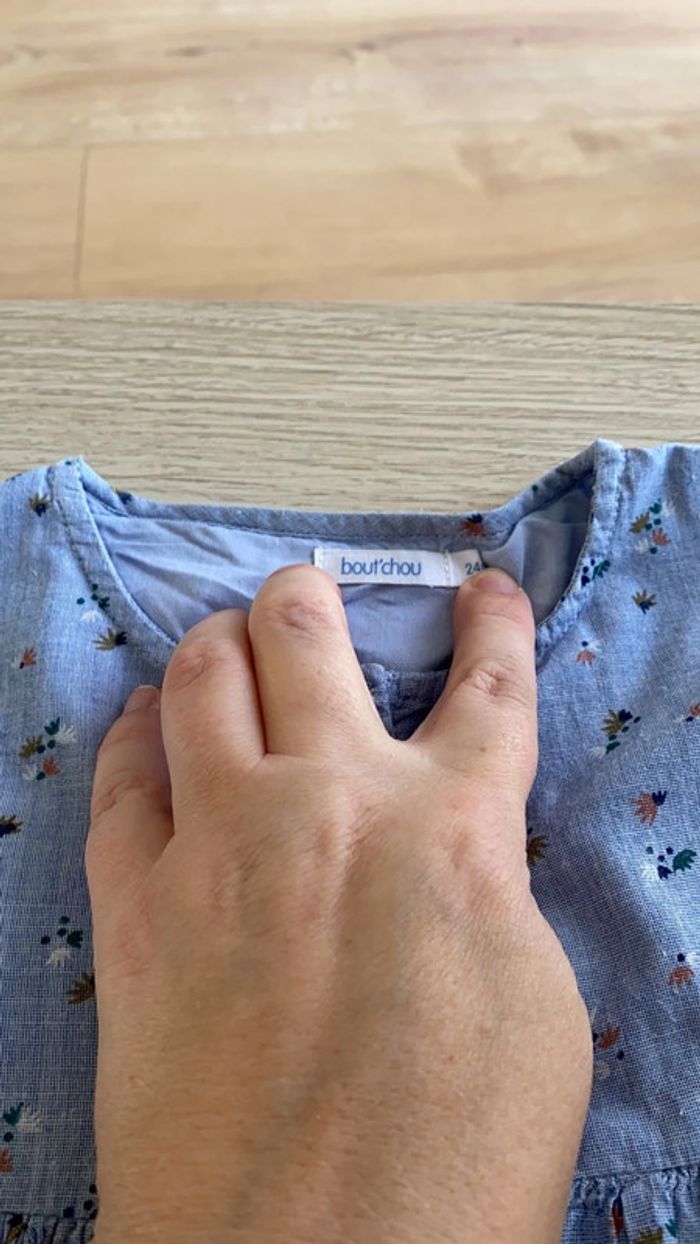 Magnifique robe Bout chou 24 mois avec culotte - photo numéro 2