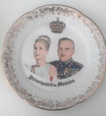 Petite assiette principauté de monaco