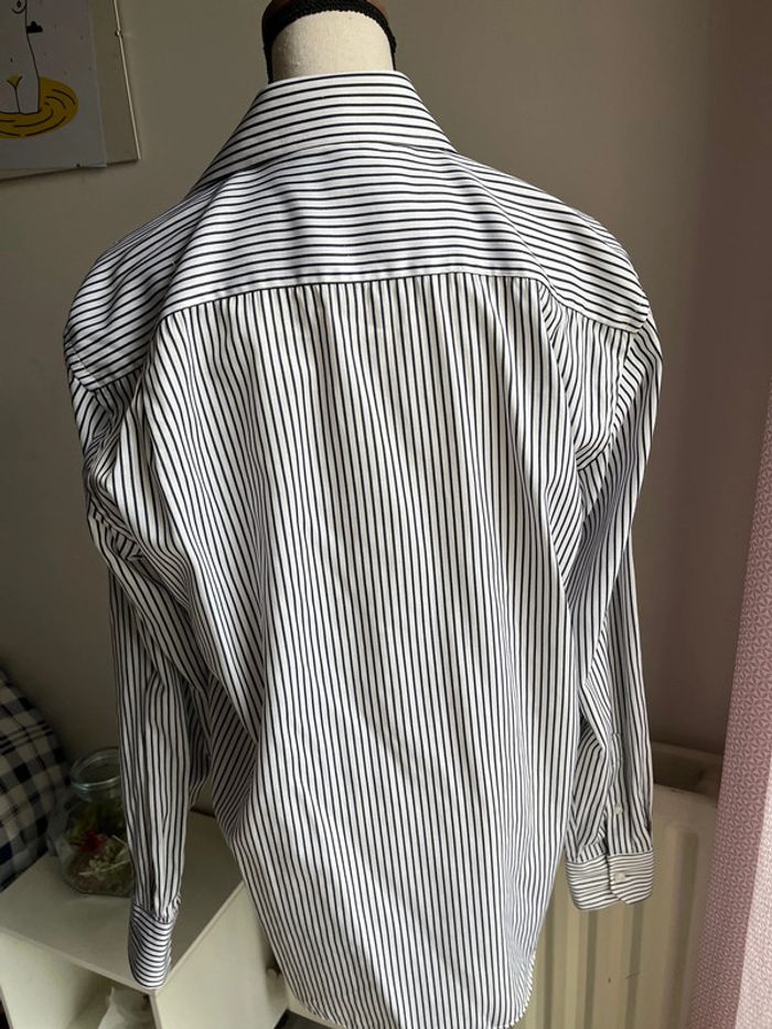 Chemise bleue et blanche - photo numéro 4