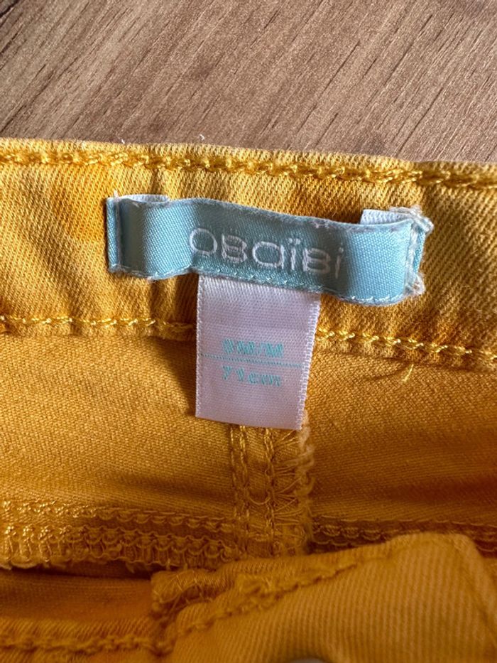 2 jeans bébé 🩵💛 74cm /9m - photo numéro 4