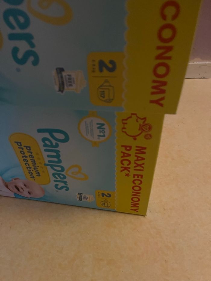 2 carton de couche Pampers Premium, protection - photo numéro 4