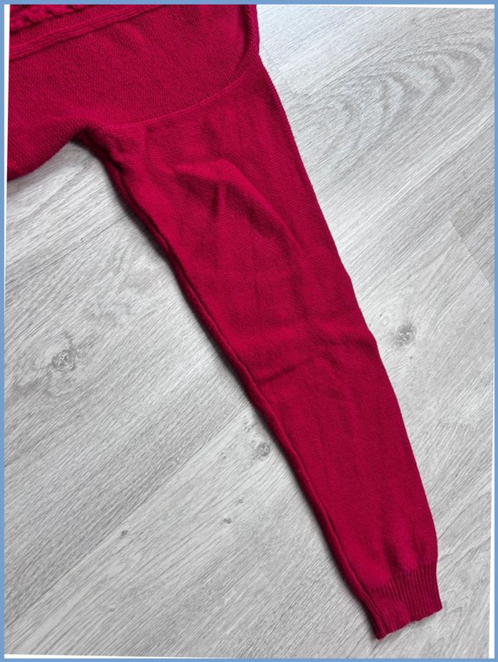Pull femme torsadé Chaps Rouge Taille L - photo numéro 9