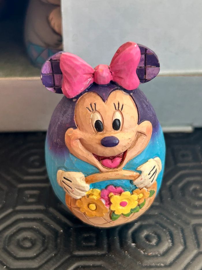 Figurine disney traditions oeuf minnie