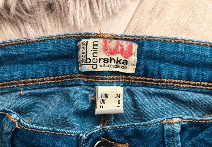 Jeans femme bleu Bershka - photo numéro 6