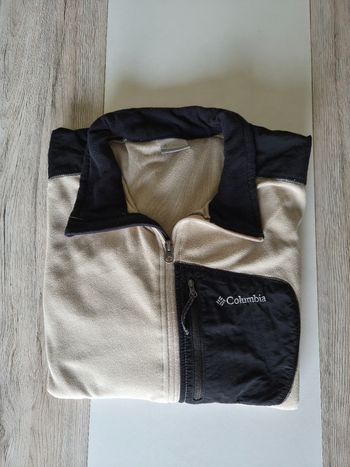 Veste Polaire Columbia XL - Beige et Noir