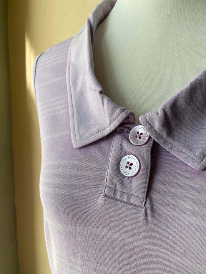 Polo violet rayé Rohnisch L - photo numéro 4