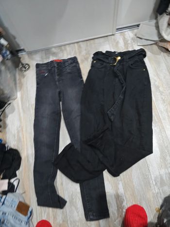 Lot  2 jeans taille haute #orianabl32