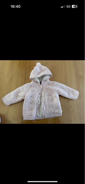 Gilet chaud kiabi 12M