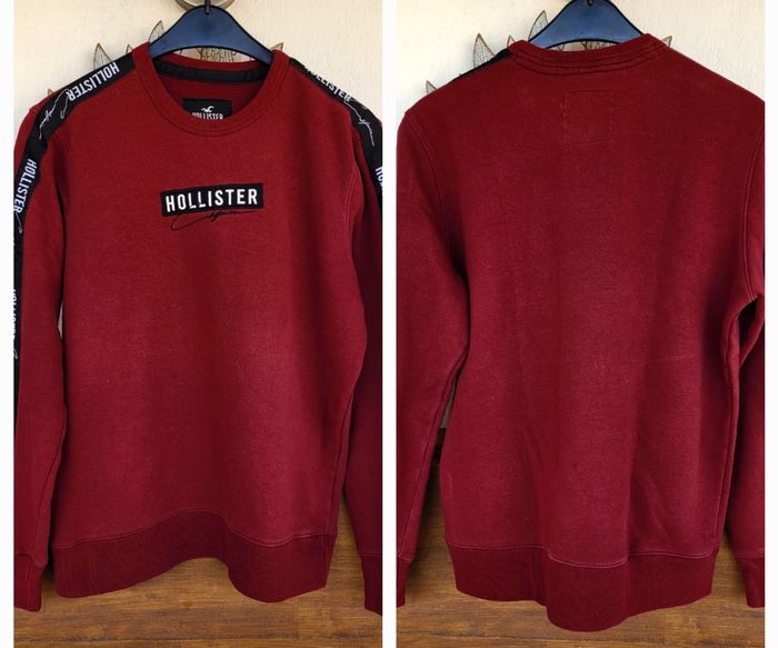 Lot 2 Sweats- TS/T36 - Sweat Gris Champion & Sweat Bordeaux Hollister en TBE - photo numéro 2