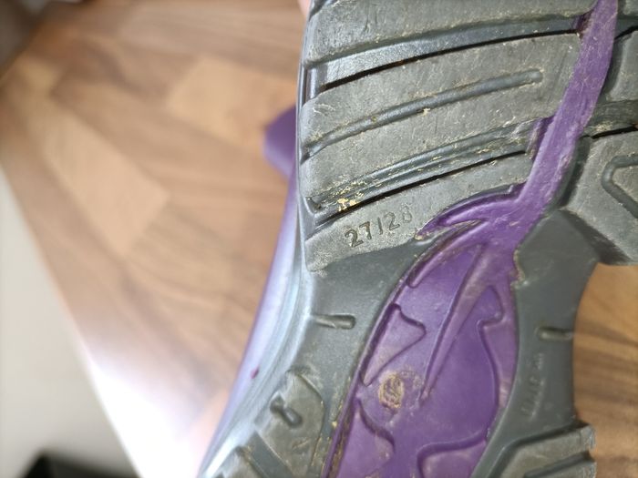Bottes de pluie violette solognac 26-27 - photo numéro 8