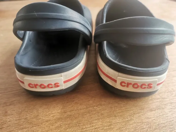 🌼Crocs bleues enfant toddler crocband clog– Taille C7 (23/24) 💙 - photo numéro 4