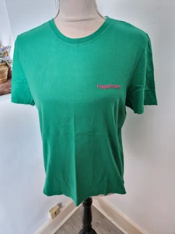 Tee shirt vert happiness hering taille M