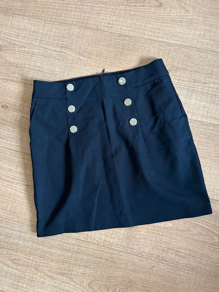 Jupe bleue marine Morgan taille 36 jamais portée - photo numéro 11