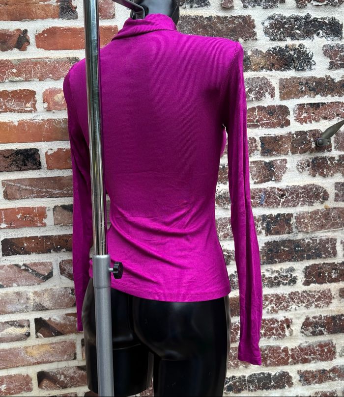 💜 Pull fin côtelé col montant – T36 – Amisu 💜 - photo numéro 2