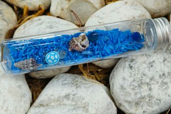 Bouteille sensorielle thème océan
